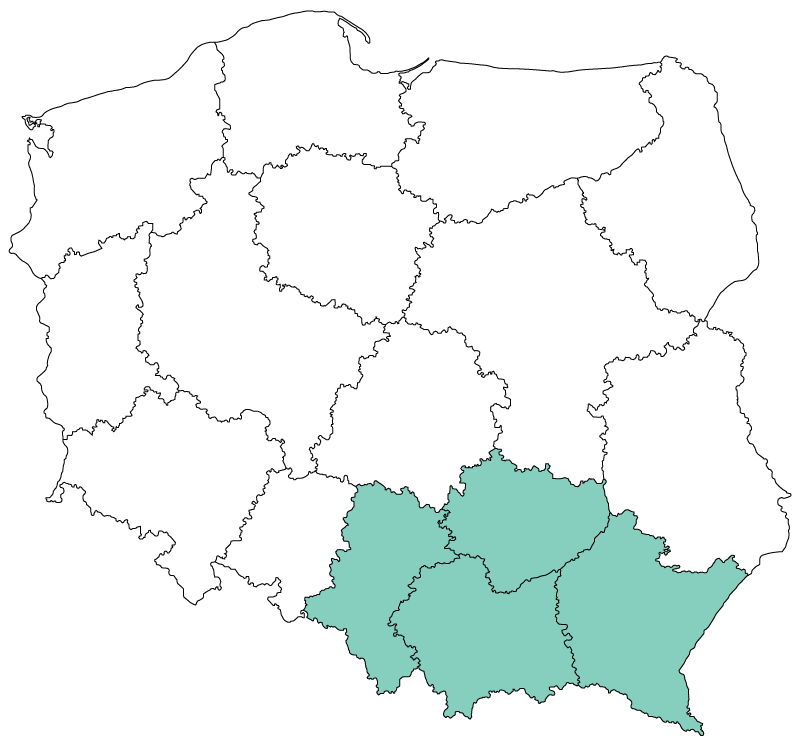 Mapa z&nbsp;zasięgiem usług